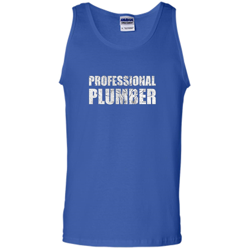 Professional Plumber T-shirt Royal