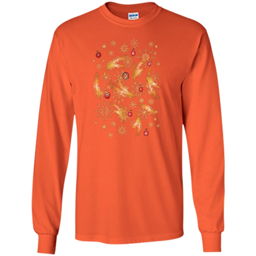 Xmas Merry Christmas Happy New Year T-shirt Orange