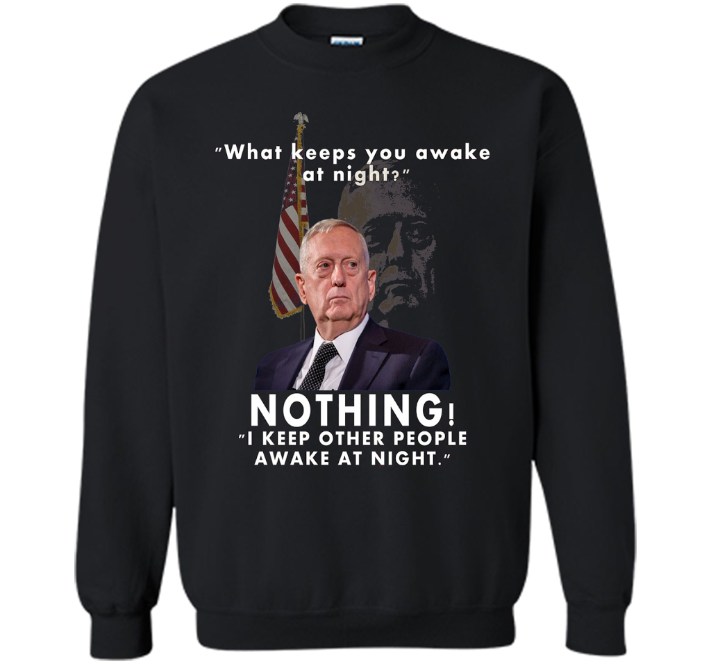 Mad Dog Mattis Quote T-shirt Black S