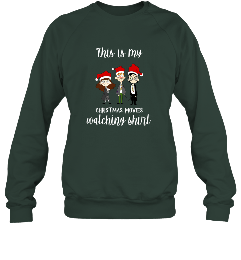 This Is My Christmas Movies Watching Shirt Harry Potter Fan Sweatshirt Sweatshirt Forest