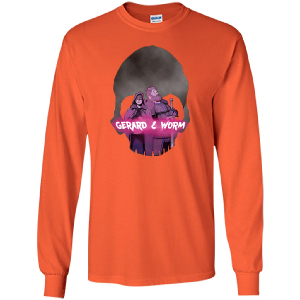 Charity Event T-shirt Gerard and Worm Orange