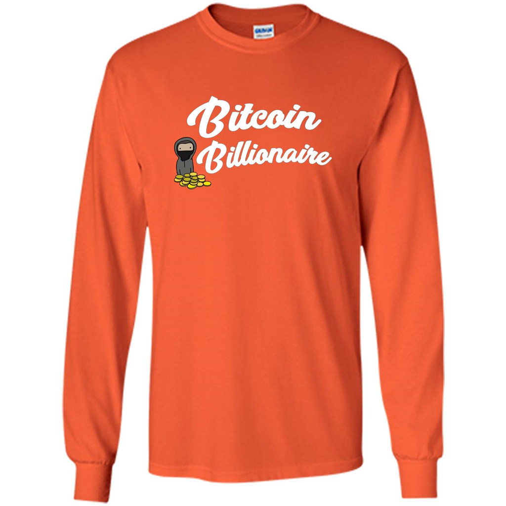 Bitcoin Billionaire T-shirt Orange