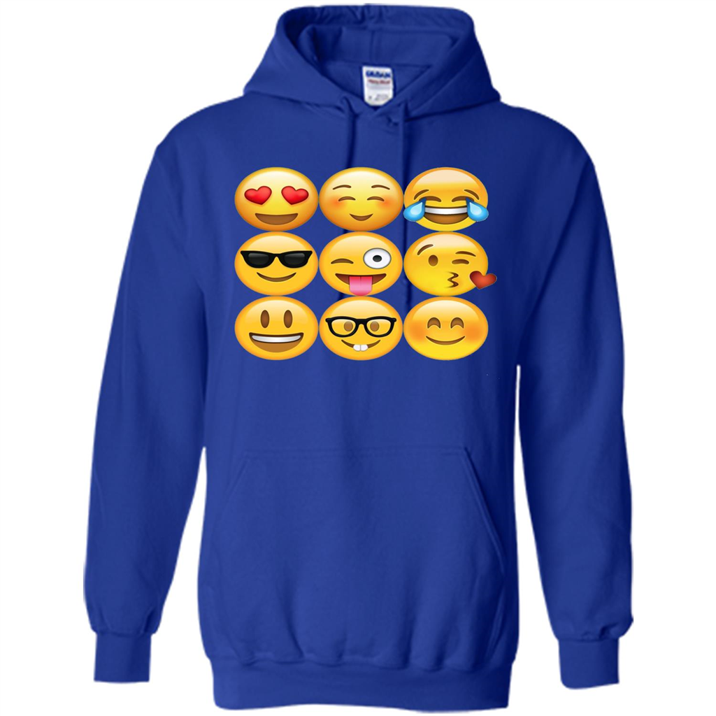 Cute Emoji T-shirt Royal