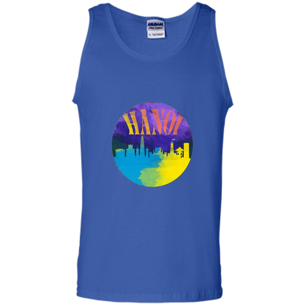 Love Vietnam T-shirt Hanoi Skyline Horizon Sunset Royal