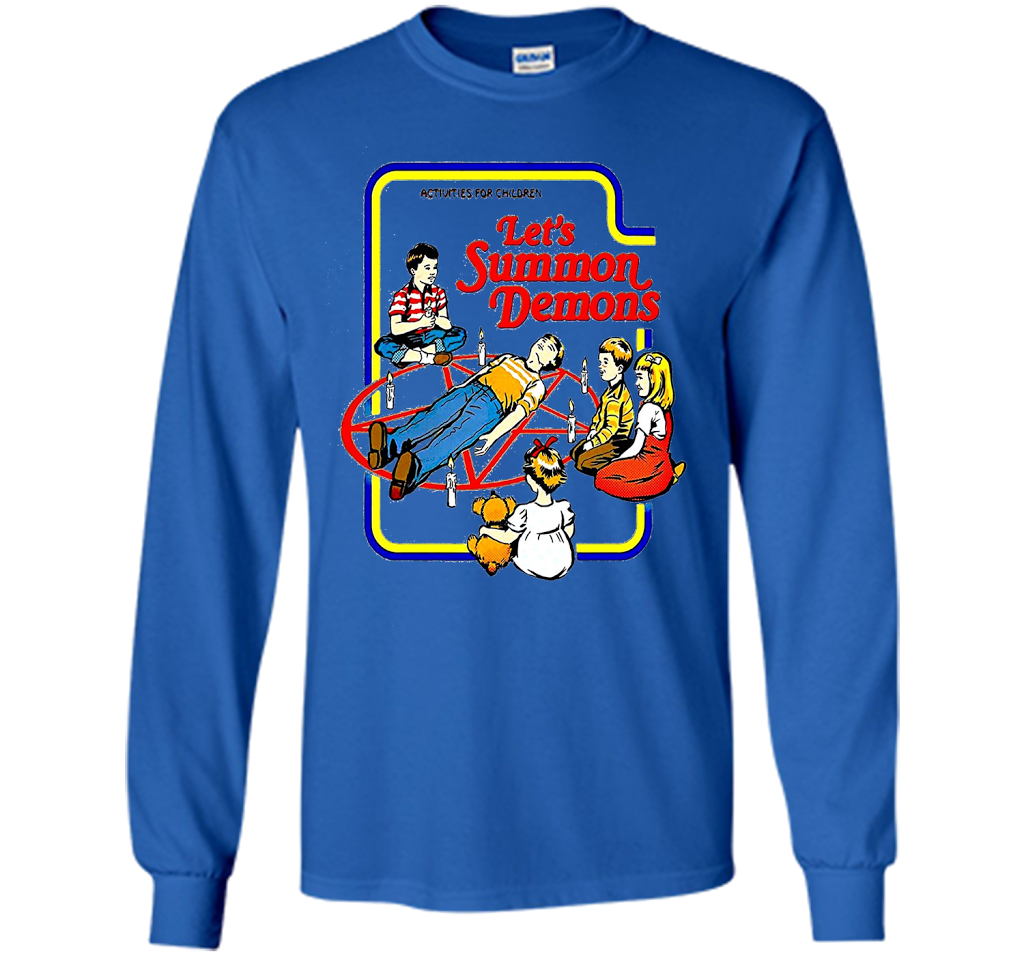 Let's summon demons T-shirt funny T-shirt Royal