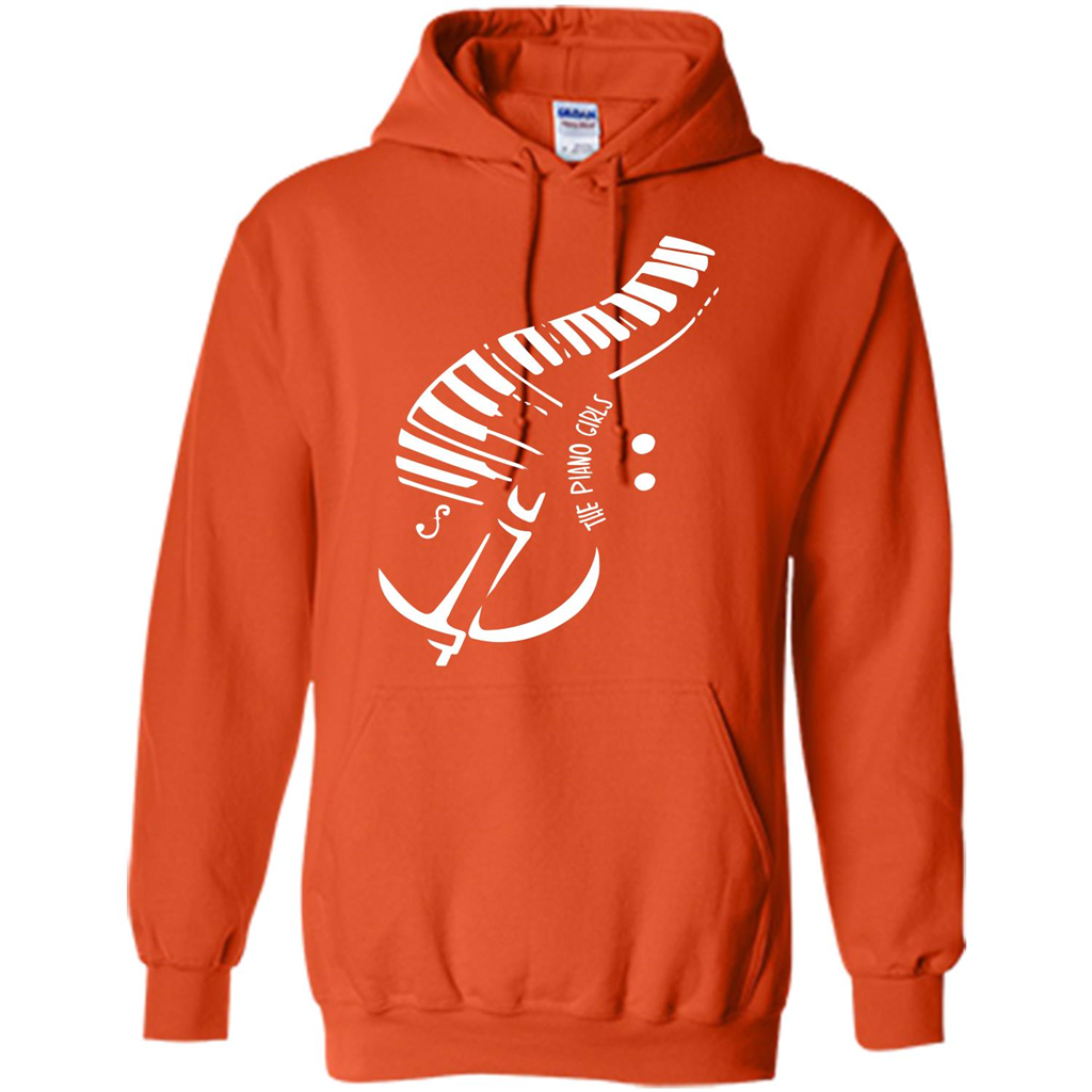 Pianist T-shirt The Piano Girls T-shirt Orange