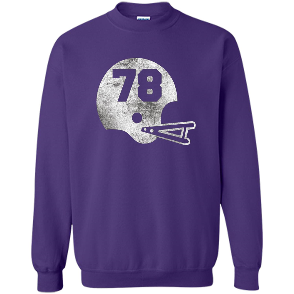 Football Number 78 T-shirt Player Number Orange