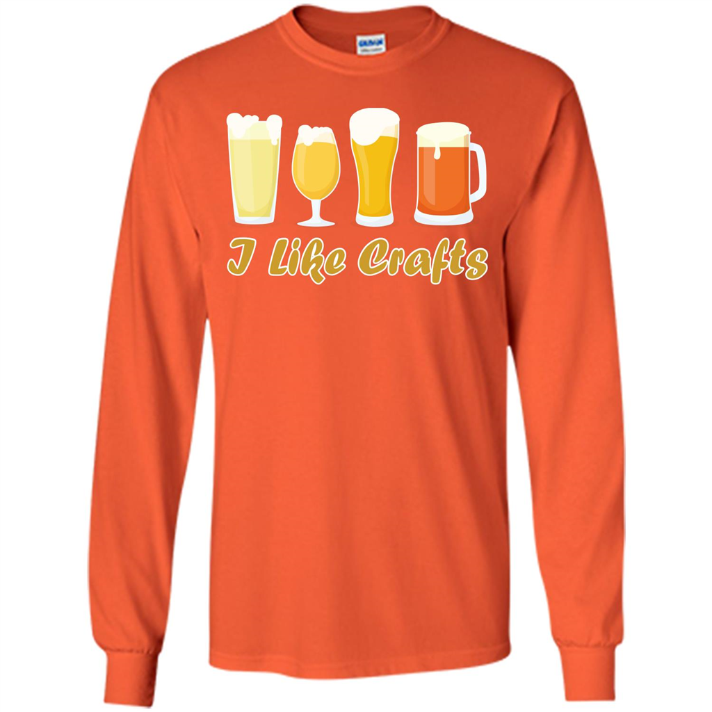 Beer T-shirt I Like Crafts Orange