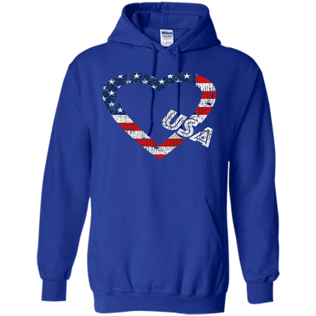 Independence Day T-shirt Love USA Royal