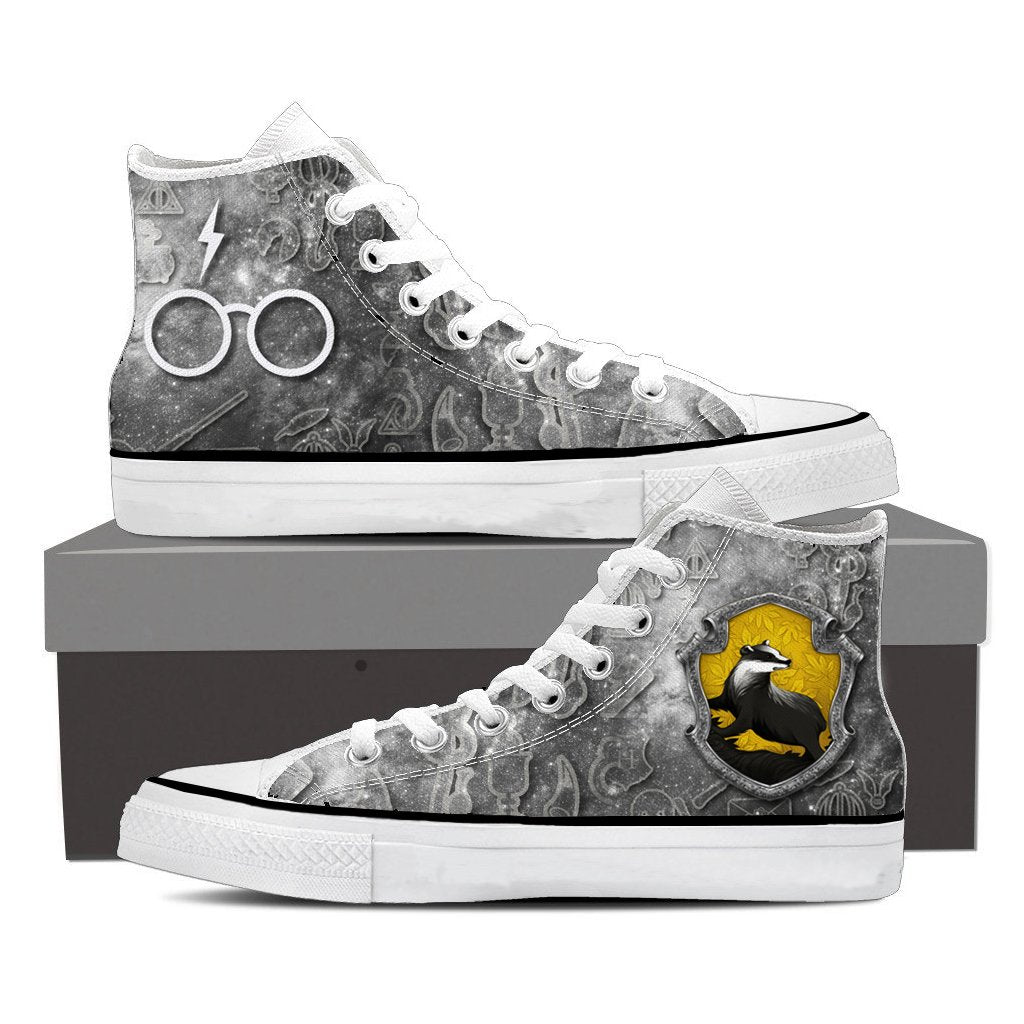 The Hufflepuff Badger Harry Potter High Top Shoes