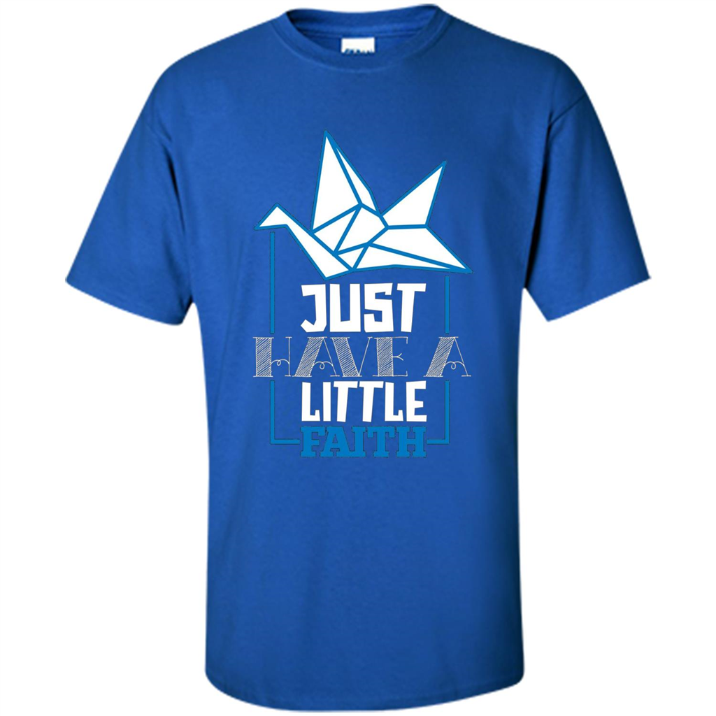 Movie Lover Shirt Just Have A Little Faith T-shirt Royal