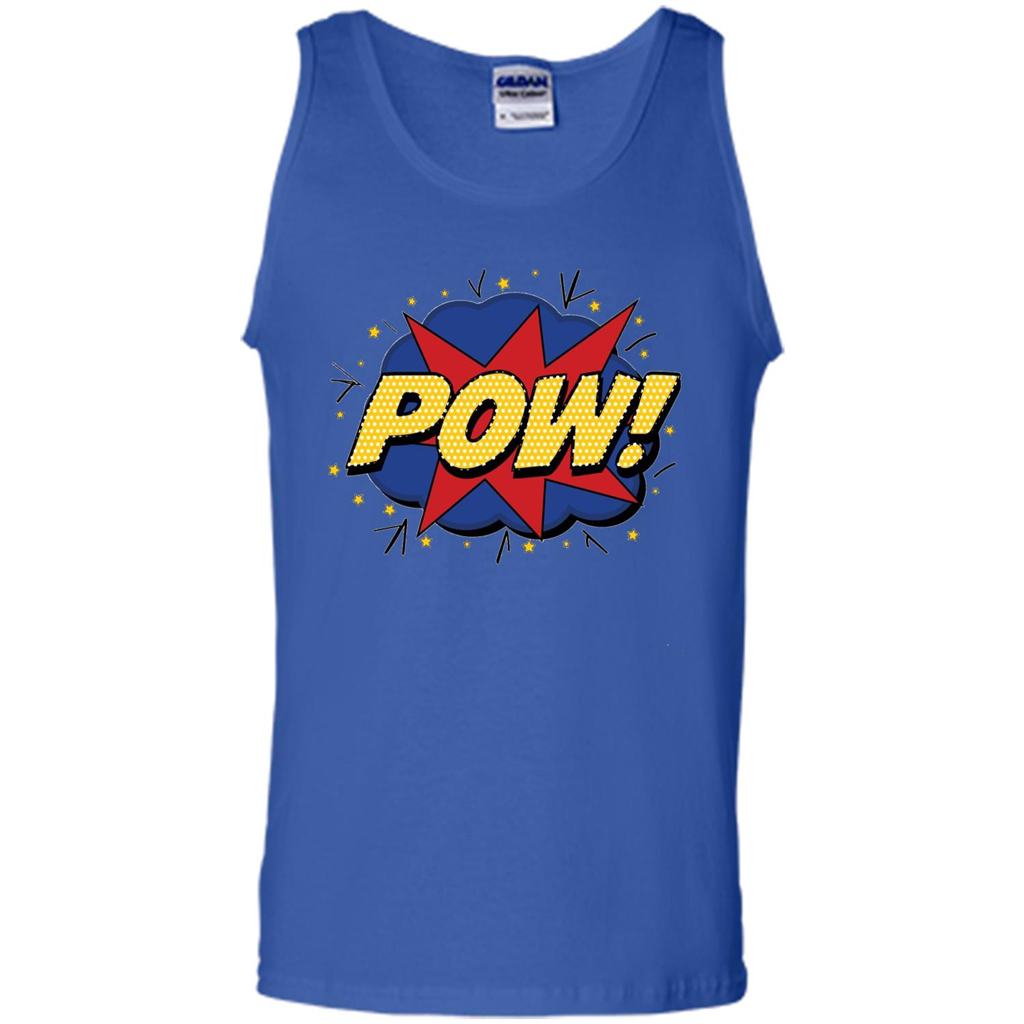 POW Comic Book Bubble T-shirt Royal