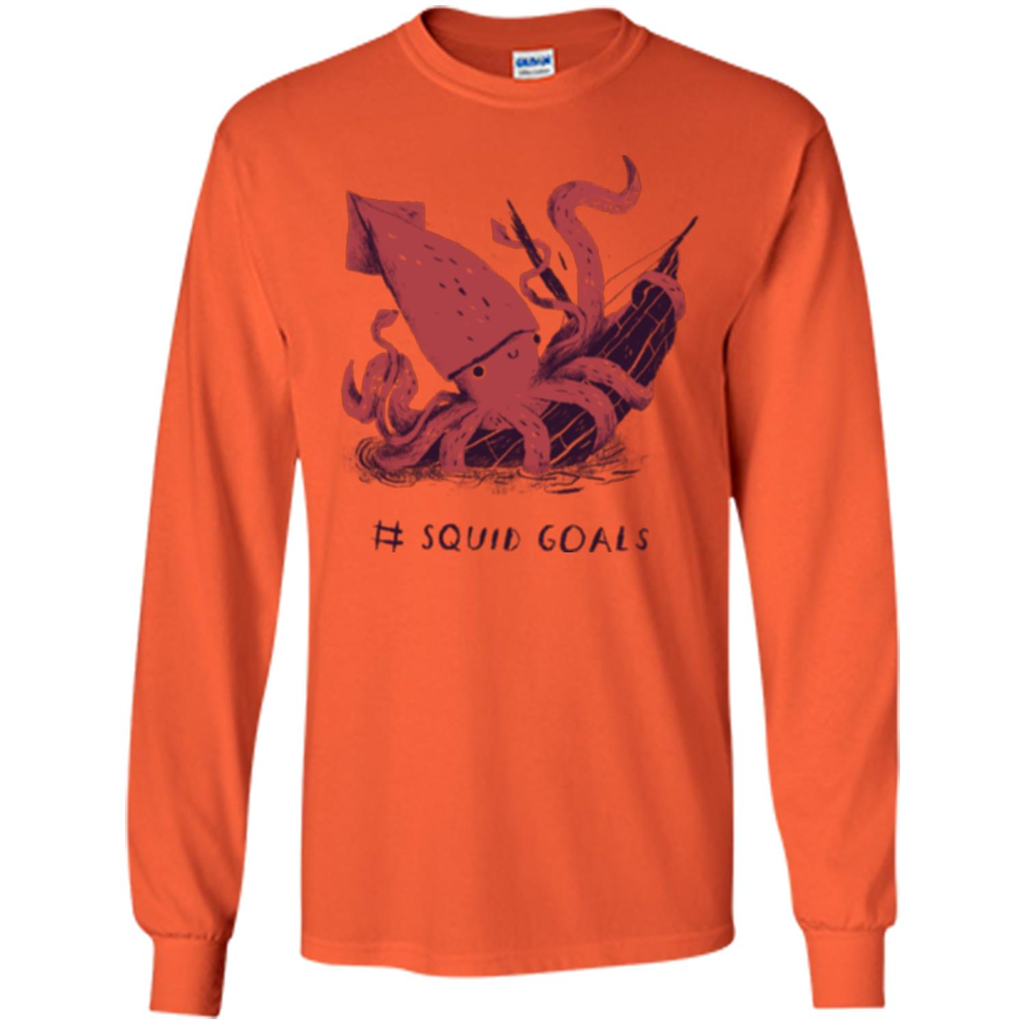Squid Goals T-shirt Squad Goals T-shirt Orange