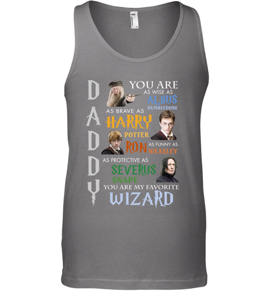 Daddy - You Are My Favorite Wizard Harry Potter Tank Top Tank Top Graphite Heather