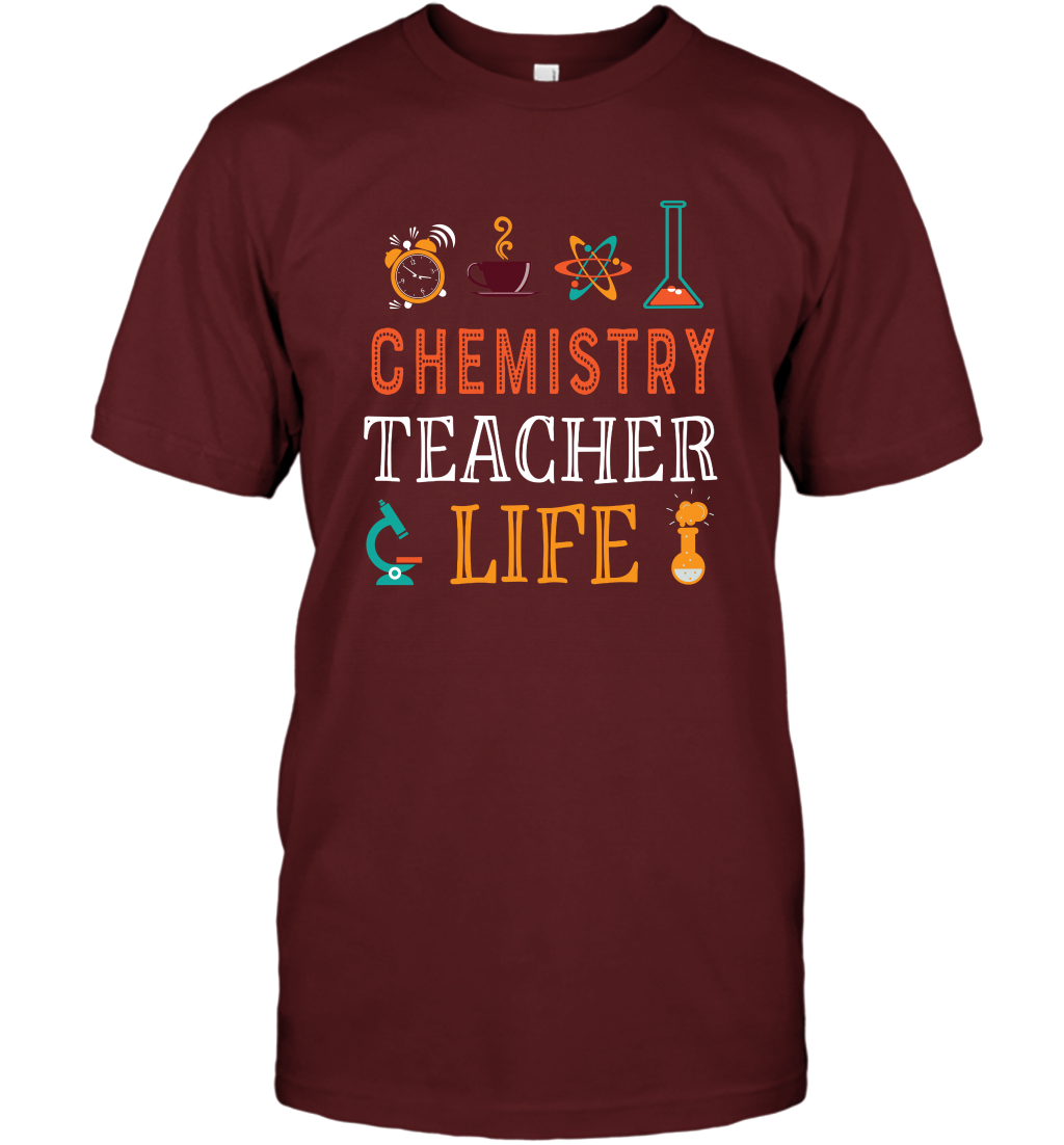 Chemistry Teacher Life Shirt For Womens Mens T-Shirt T-Shirt Cardinal