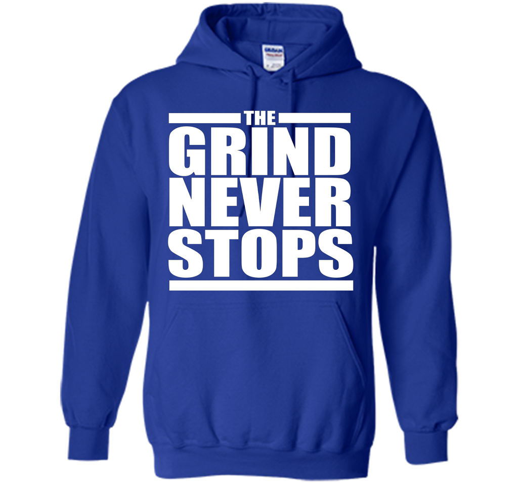 The Grind Never Stops T-shirt Royal