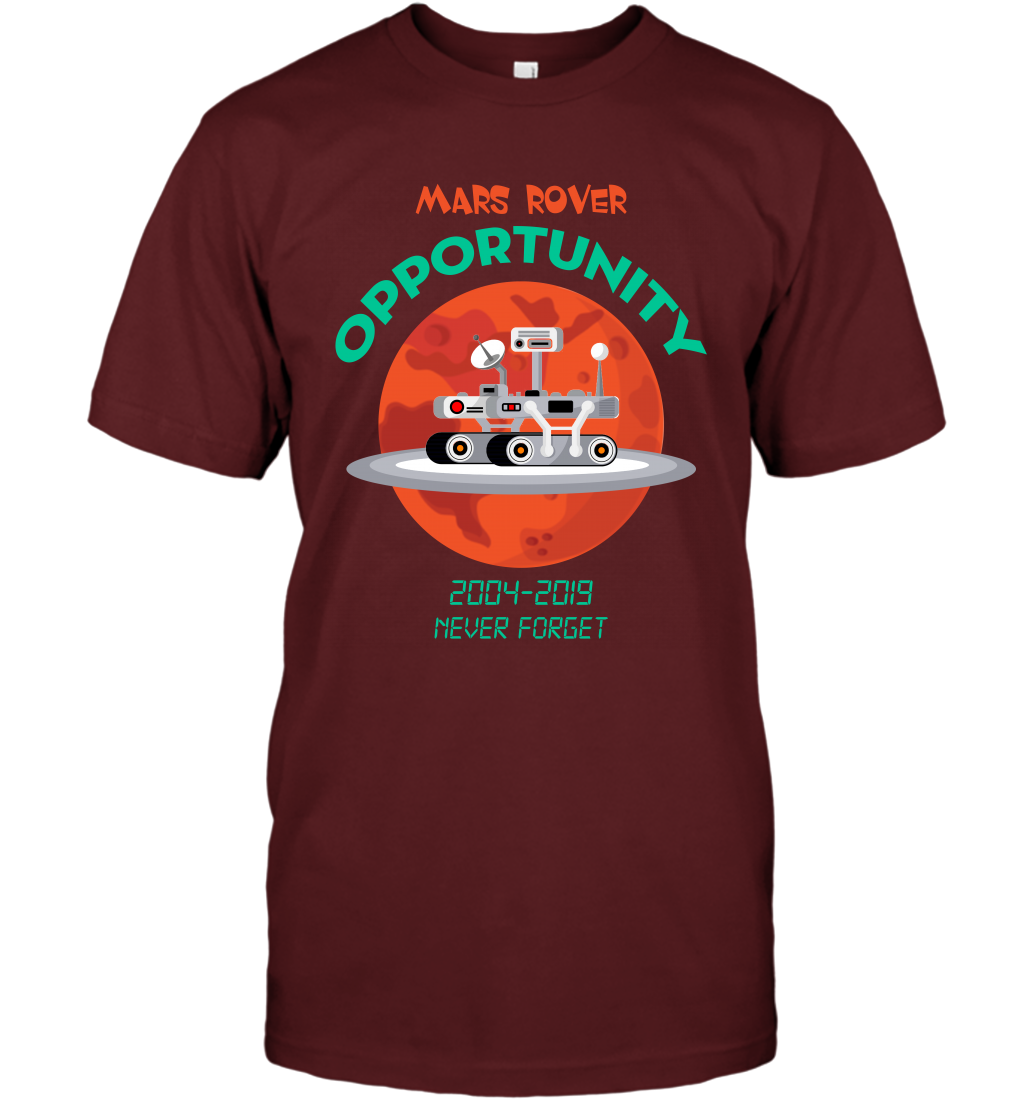 Mars Rover Opportunity Never Forget Shirt T-Shirt T-Shirt Cardinal