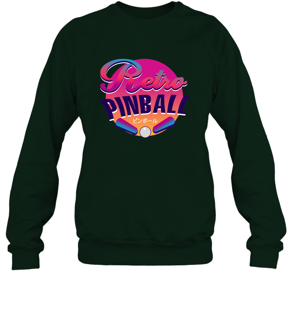 Retro Pinball Shirt Sweatshirt Sweatshirt Forest