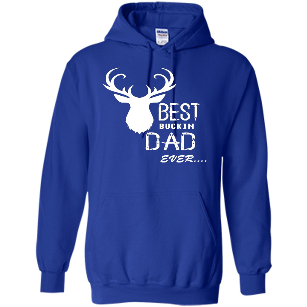 Fathers Day T-shirt Best Buckin Dad Ever Royal