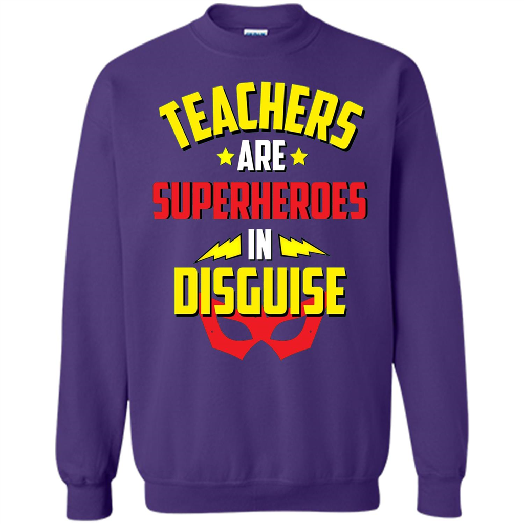Funny Teacher Superpower Superhero In Disguise T-shirt Orange