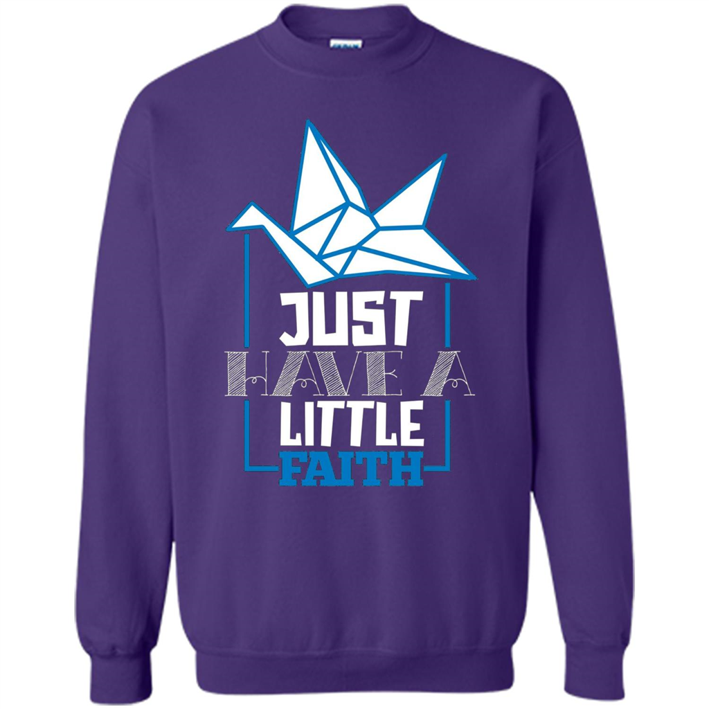 Movie Lover Shirt Just Have A Little Faith T-shirt Orange