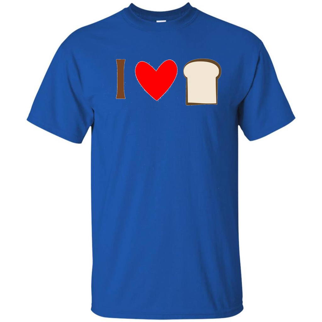 I Love White Bread T-shirt Royal