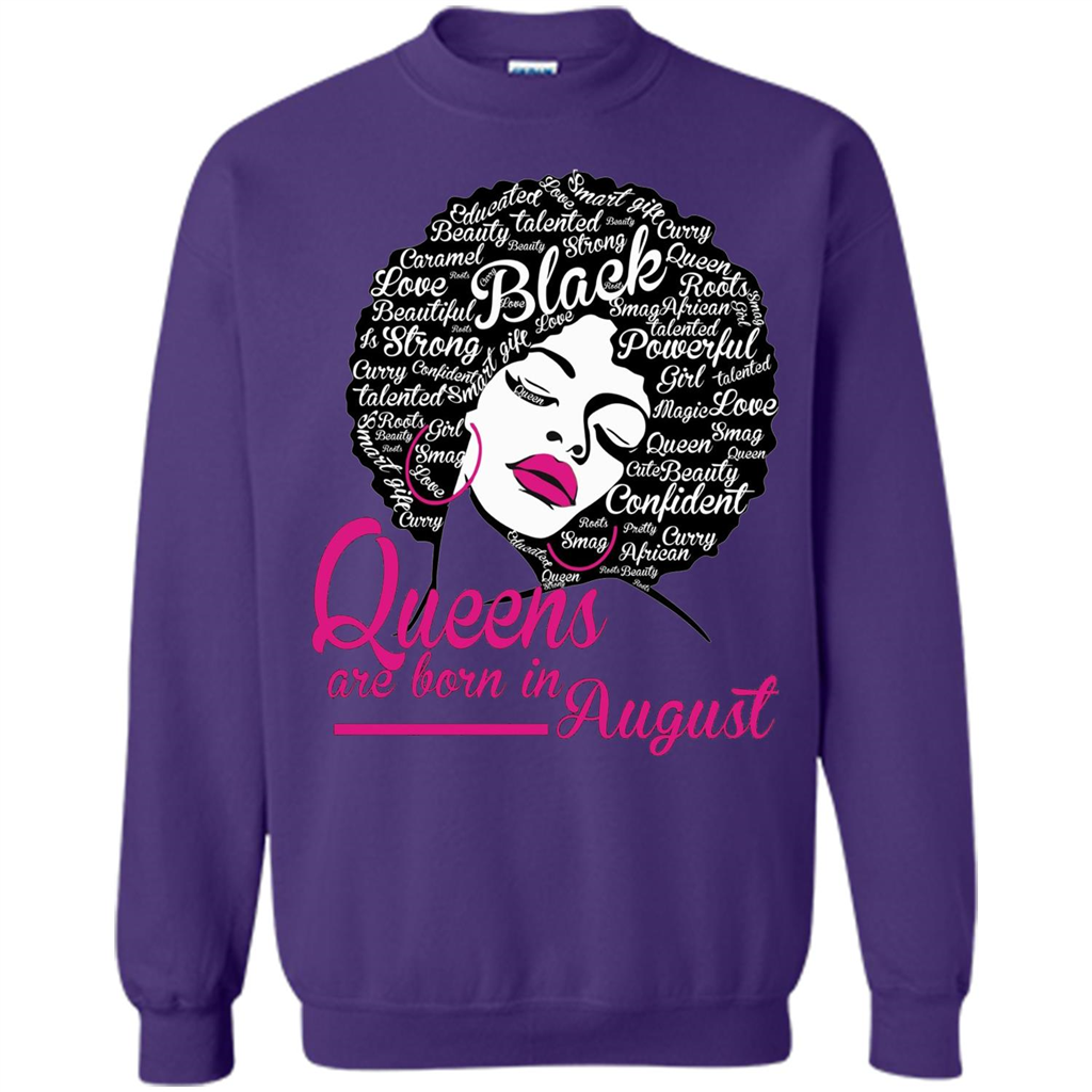 Queens Are Born In August T-shirt Orange