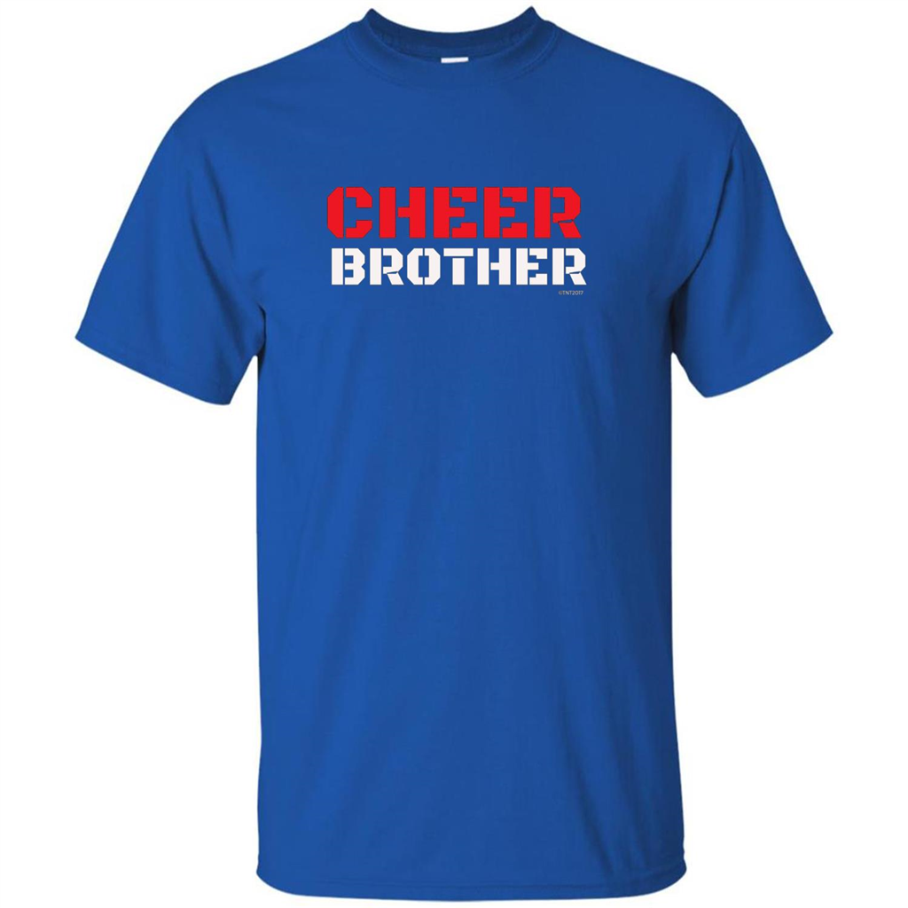 Cheer Brother T-Shirt for Brothers of Cheerleaders Royal