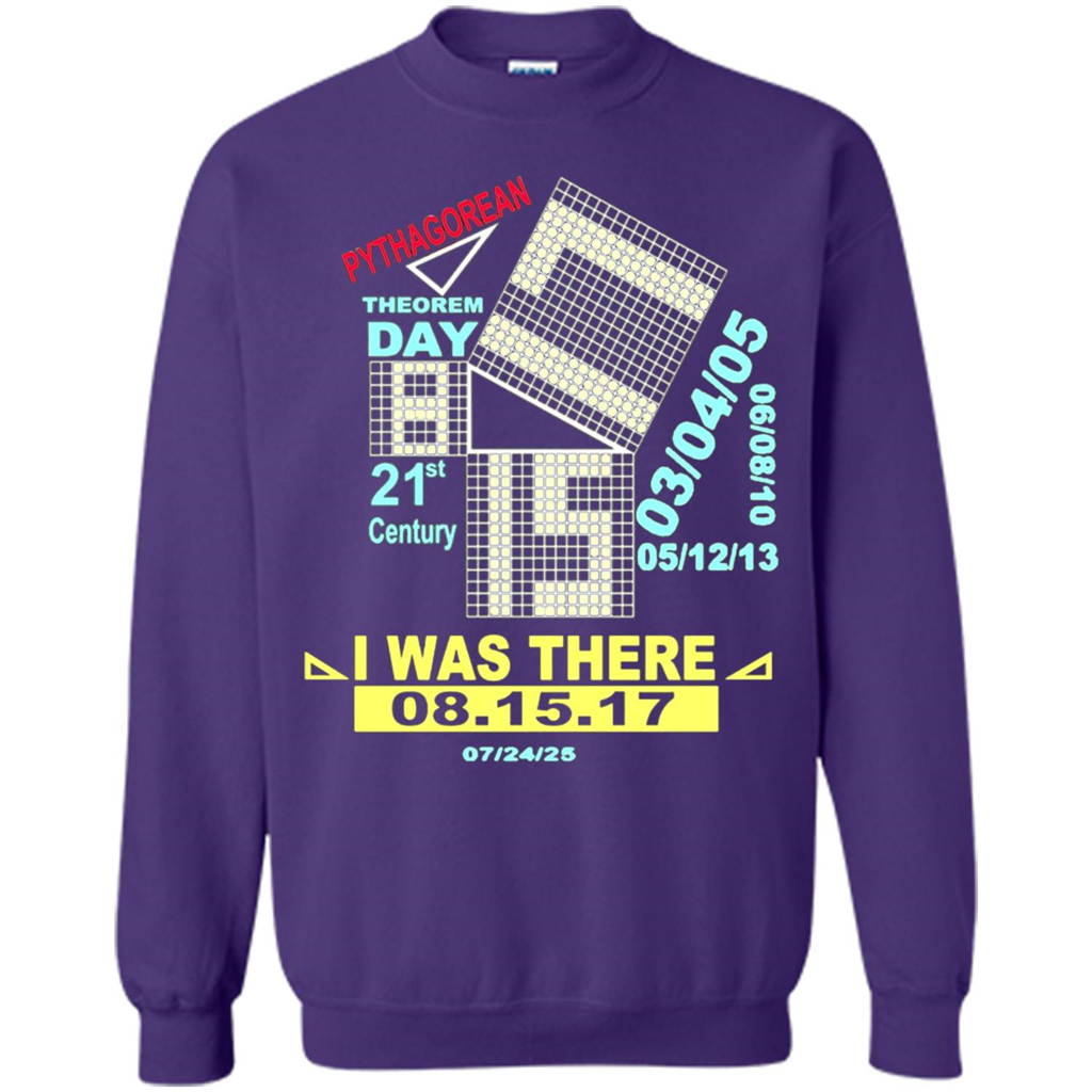 Pythagorean Theorem Day T-shirt I Was There Orange