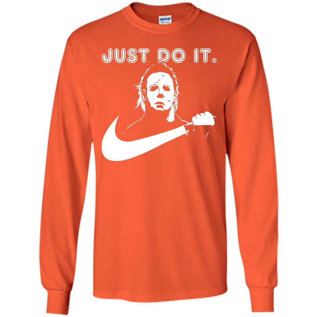 Halloween T-shirt Just Do It T-shirt Orange
