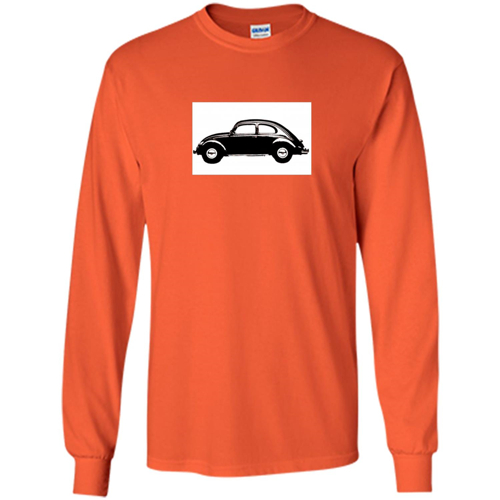German Car T-shirt 1960's Beetle Orange