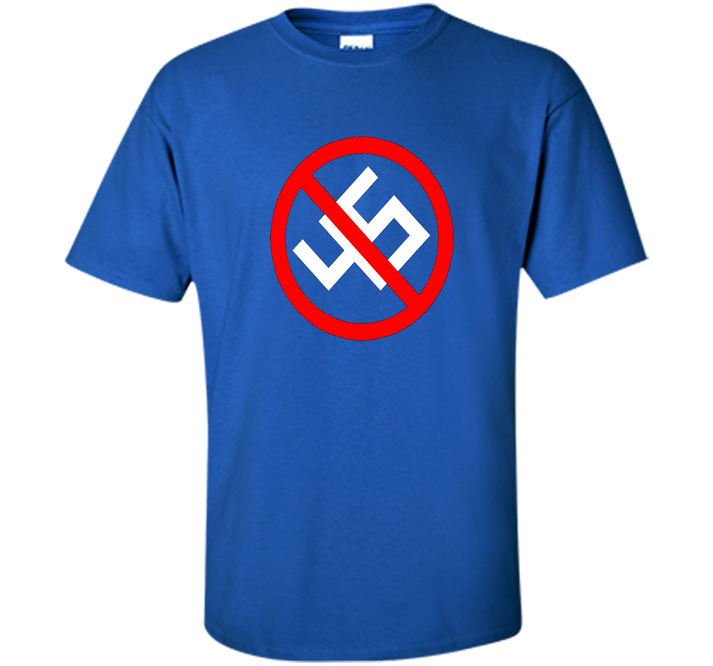 No 45 No Trump Anti Trump T-Shirt t-shirt Royal
