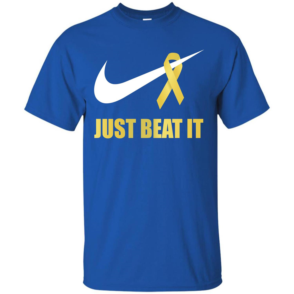 Cancer Awareness T-shirt Just Beat It T-shirt Royal