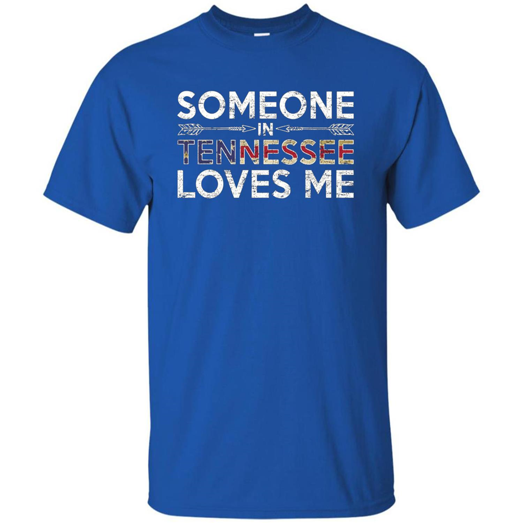 Someone in Tennessee Loves Me T-shirt Royal