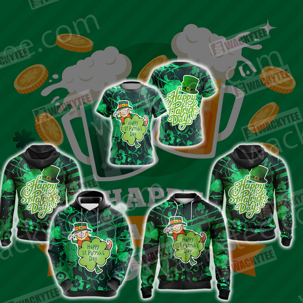 Happy Saint Patrick's Day New Look Unisex 3D Hoodie