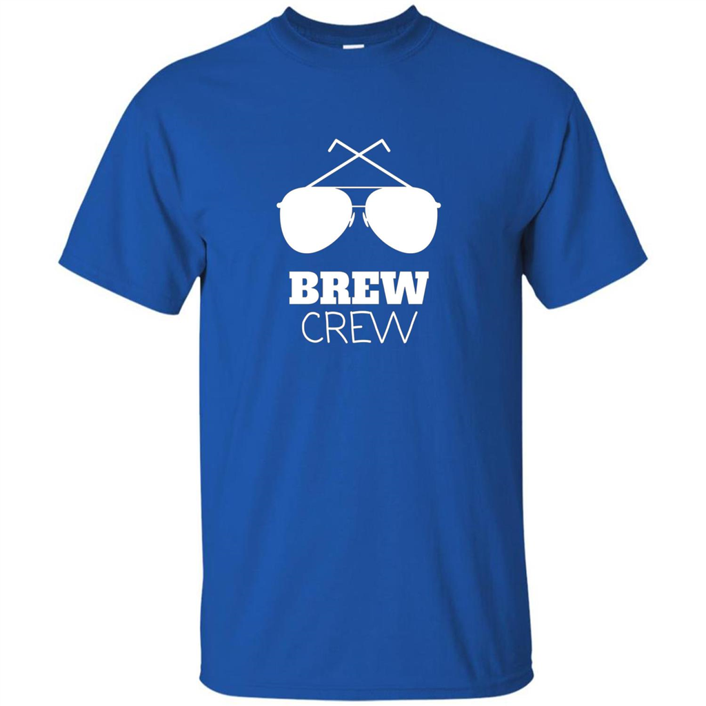 I'm The Brew Crew Groom Wedding Male T-Shirt Royal