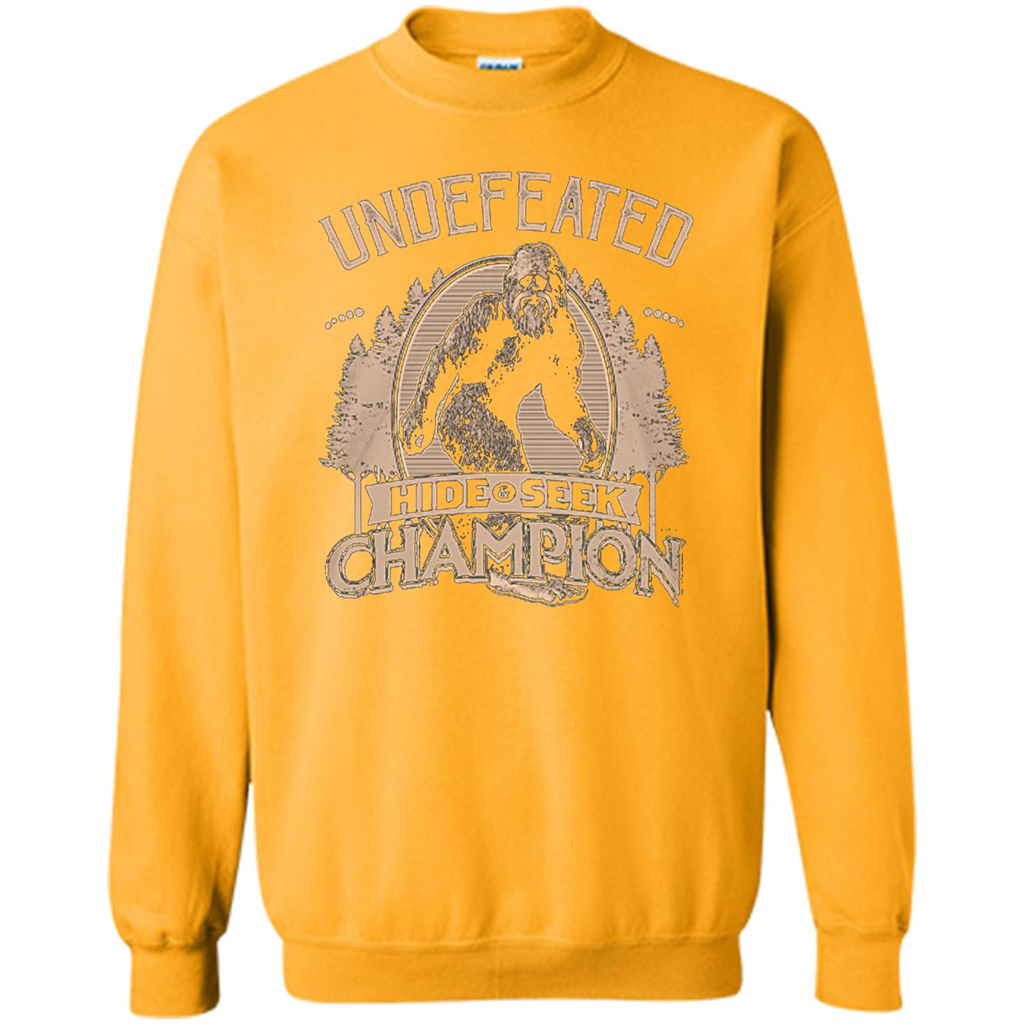 Undefeated Hide Seek Champion T-shirt Gold