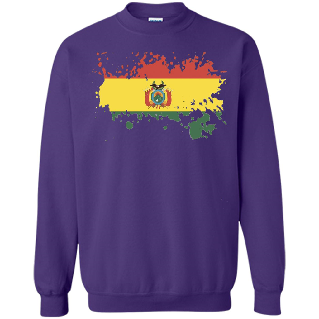 Flag of Bolivia Bolivian T-shirt Orange