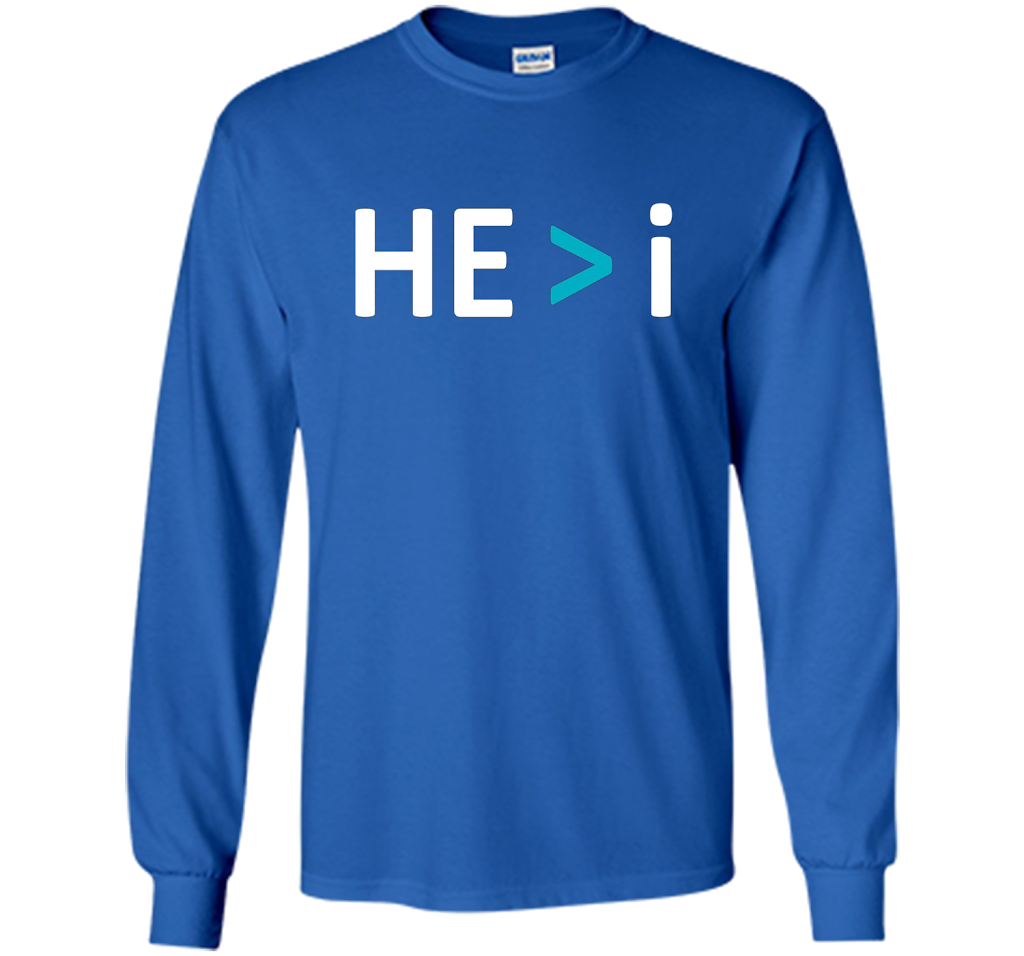 He Is Greater Than I Christian T-Shirt Men & Women Styles cool shirt Royal