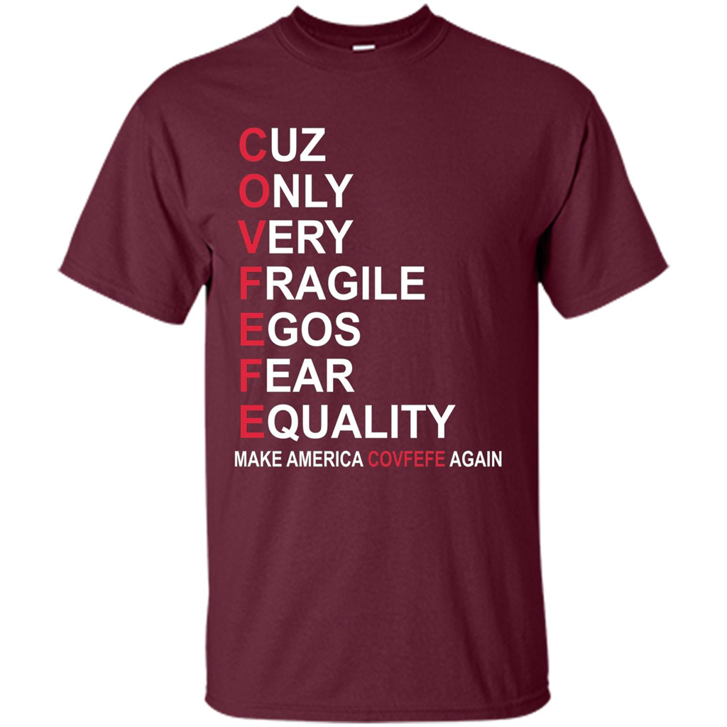 American T-shirt Make America Covfefe Again Maroon