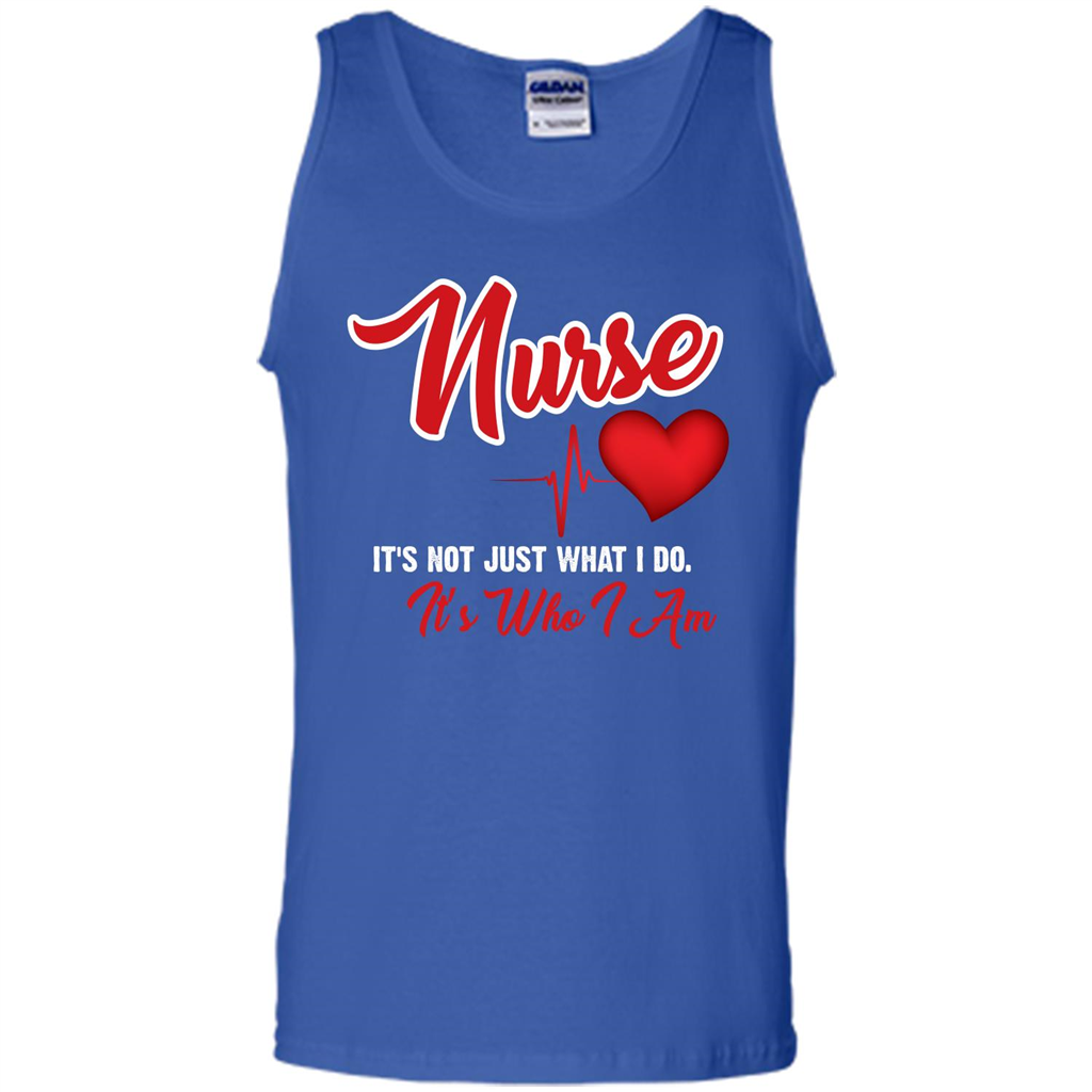 Nurse Its Not Just What I Do Its Who I Am T-shirt Royal