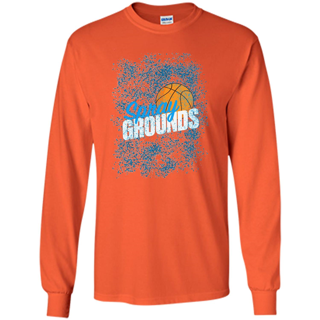 Basketball Lover T-shirt Spray Grounds T-shirt Orange