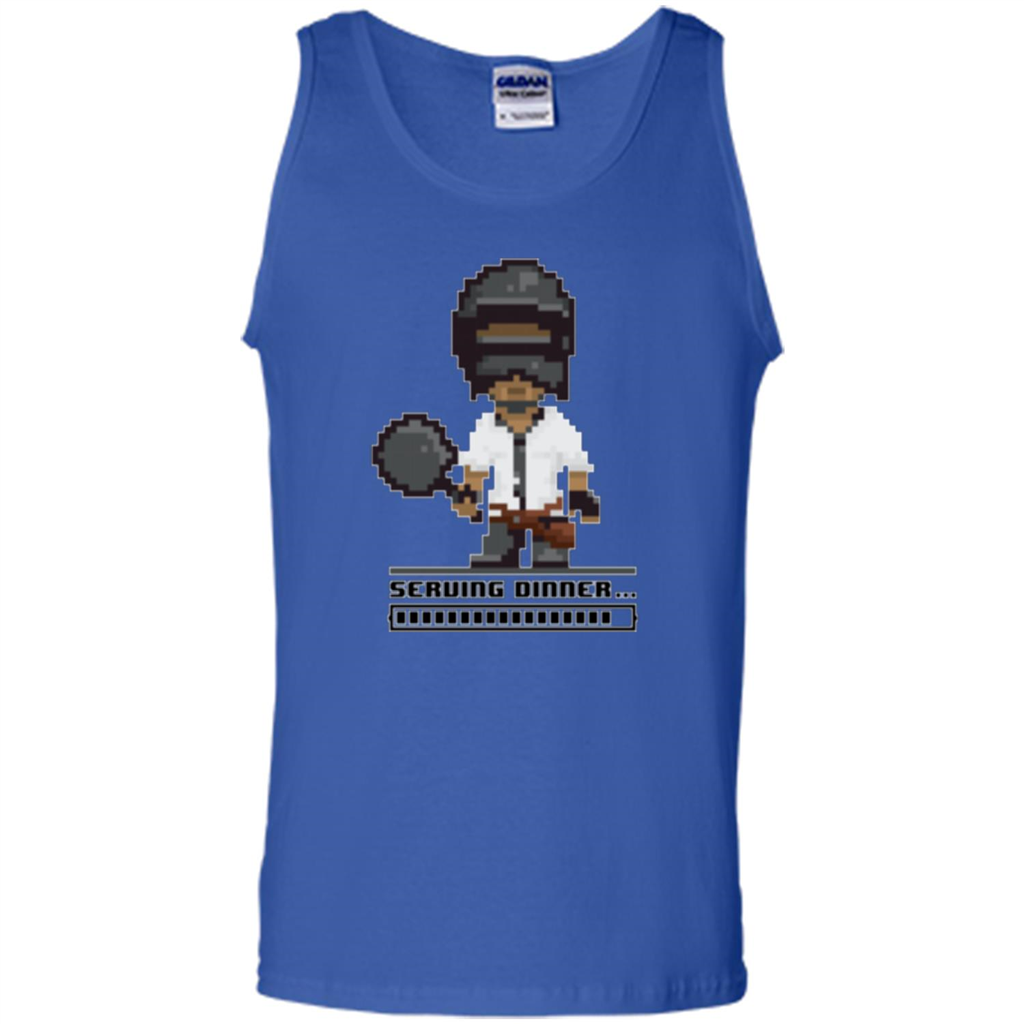 Serving Chicken Dinner T-shirt Royal