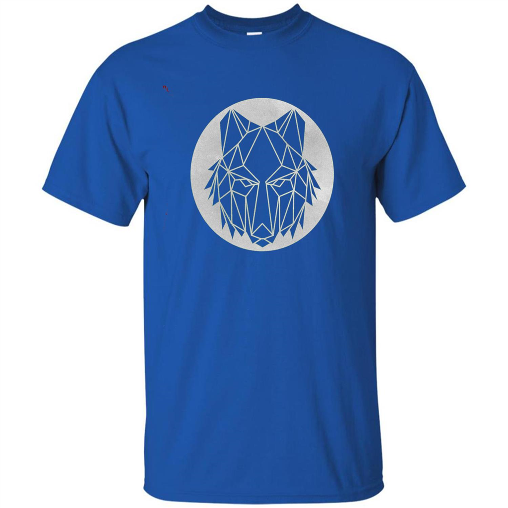 Geometric Wolf T-shirt Royal