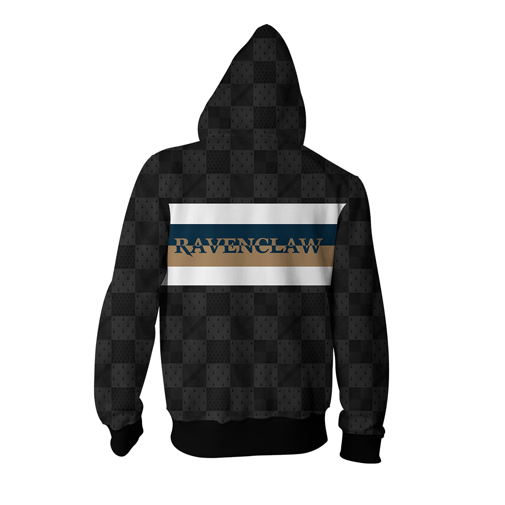 Ravenclaw House Harry Potter Simple Style Zip Up Hoodie