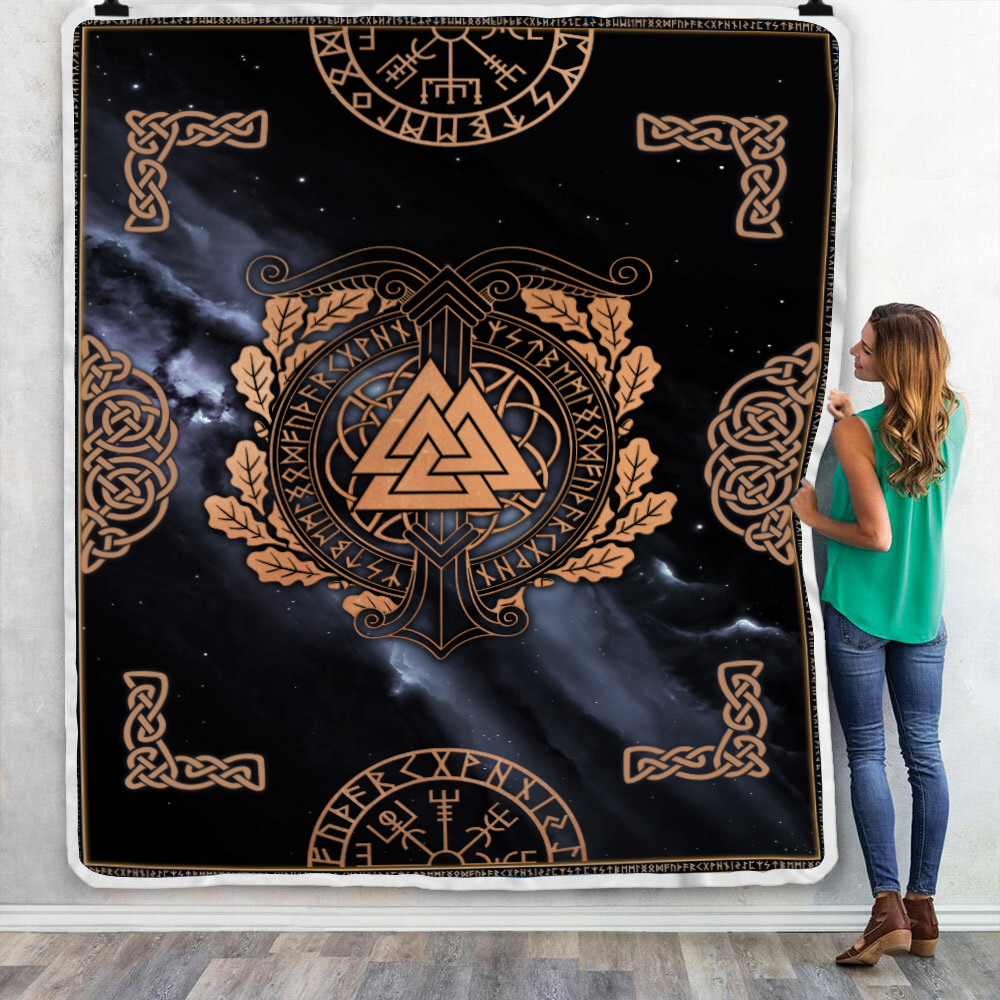 Asgard Viking Symbol Throw Blanket