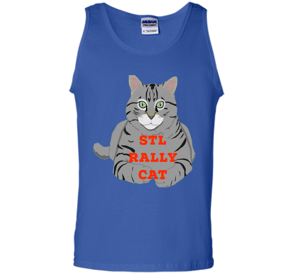 St. Louis Rally Cat T-Shirt t-shirt Royal