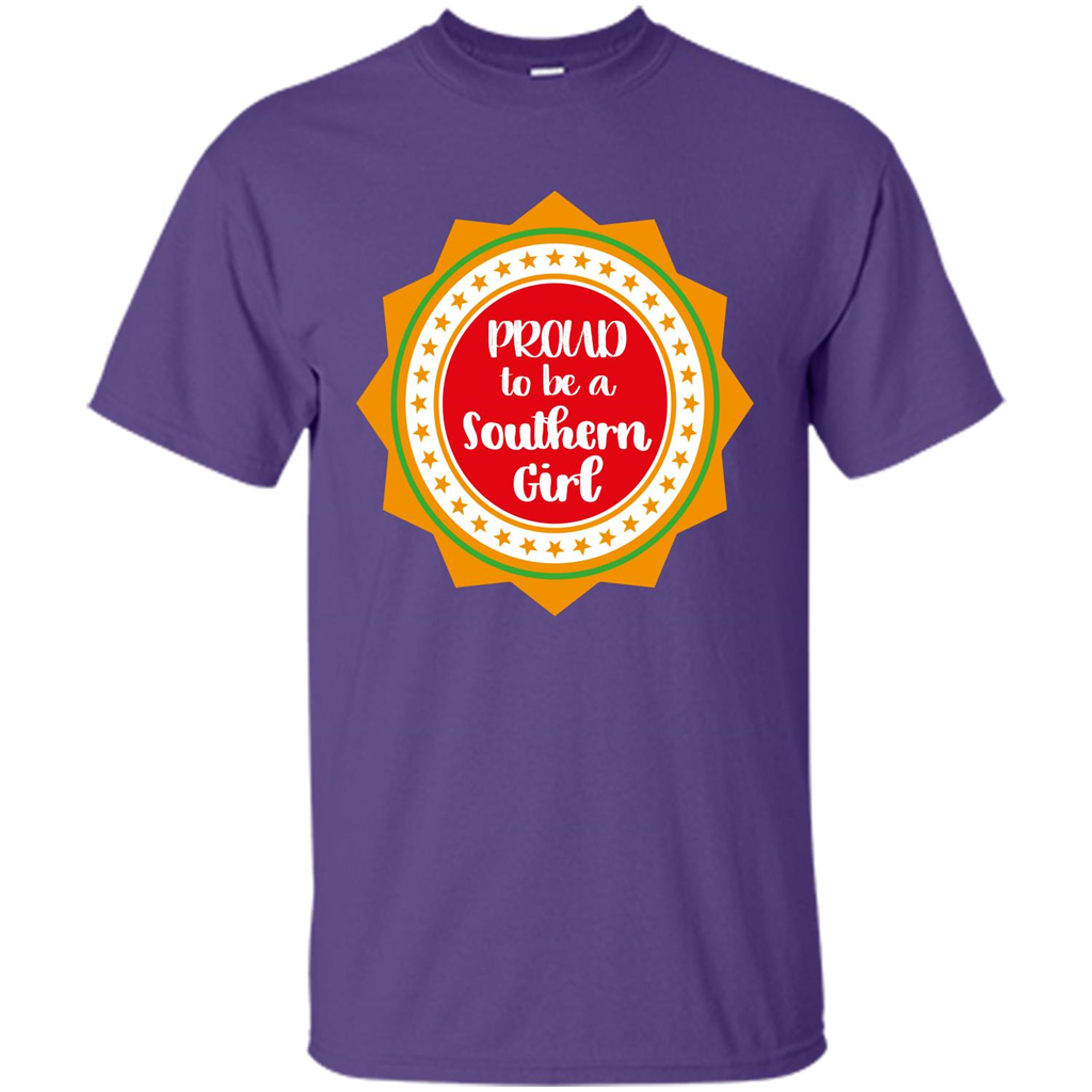 Proud To Be A Southern Girl T-shirt Purple