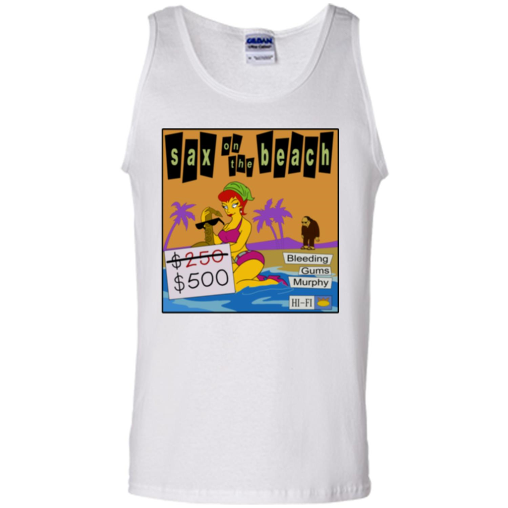 Sax on the Beach Discount Edition T-shirt White
