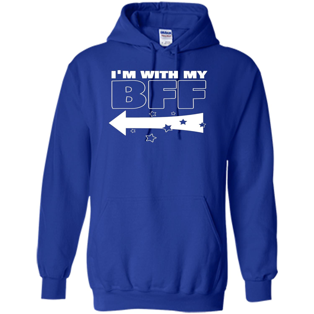 BFF Left T-shirt I'm With My BFF Royal